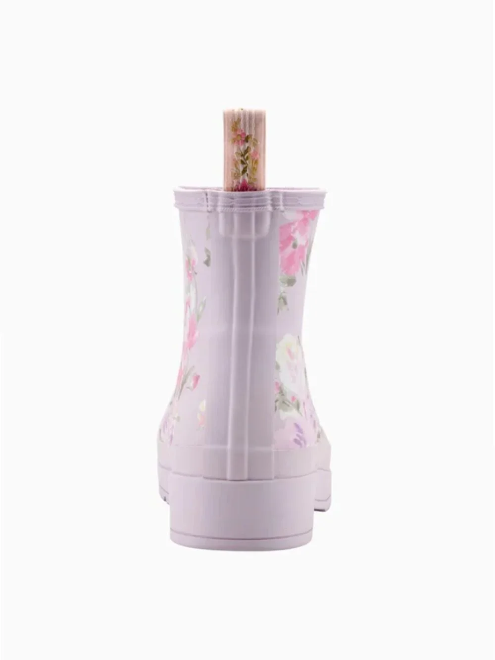 Hunter x LoveShackFancy Play Short Rain Boots Happy Thoughts Pink Floral 7 NWT